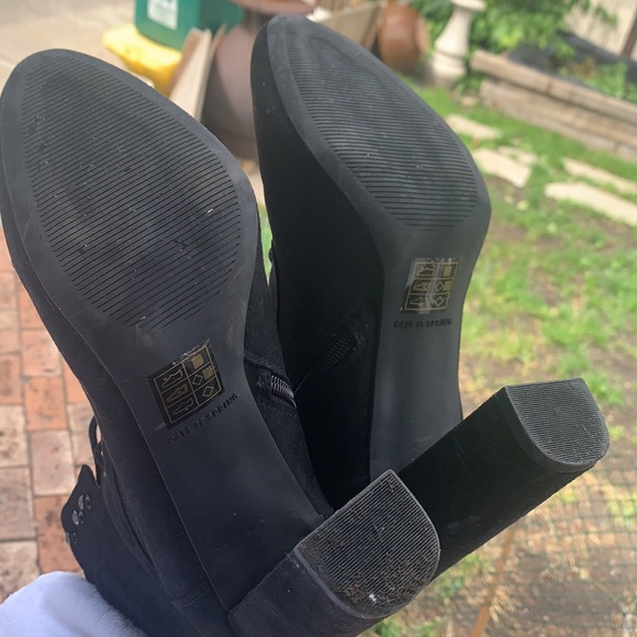 💓Sexy Suede Black Combat Boots from Spring💓 - Picture 3 of 5